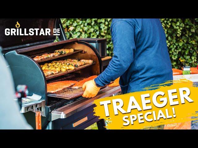 TRAEGER PELLET GRILL SPECIAL -  Modellvorstellung + Grillaction mit den Traeger Pros Michael & Mike!