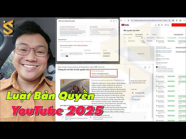 Bản quyền YouTube 2025 là gì? Bản quyền GẬY, nhận vơ bản quyền, Content ID (ClaimID)