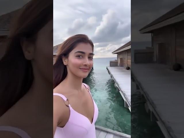 Pooja Hegde gives a glimpse of her fun vacation #shorts #poojahegde