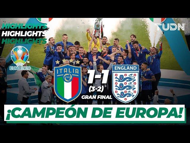 Highlights | Italia 1(3)-(2)1 Inglaterra | UEFA Euro 2020 | Final | TUDN