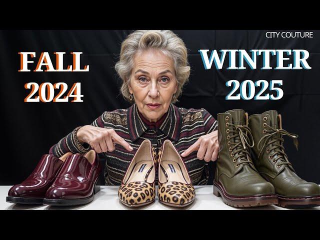 Step Into Style: FALL/WINTER 2024-2025 Shoe Trends for Women Over 50!