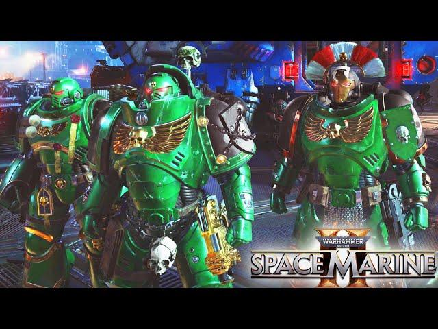 SALAMANDERS SQUAD: Heavy Bolter EPIC Gameplay! - Warhammer 40k: Space Marine 2