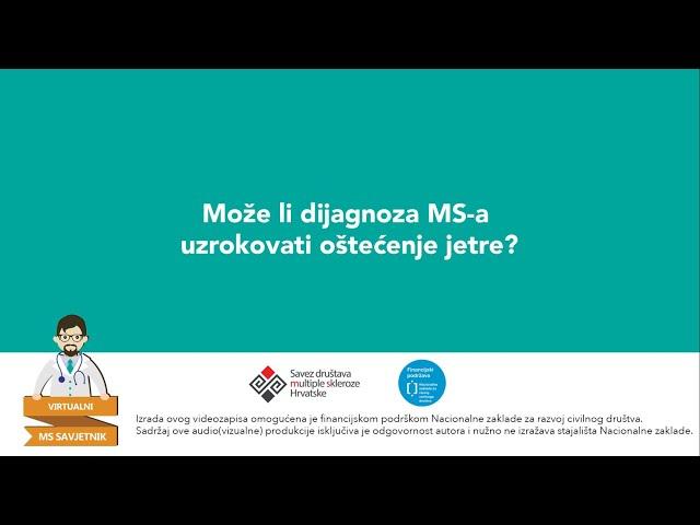 Pitanje za gastroenterologa: Može li dijagnoza MS-a uzrokovati oštećenje jetre?