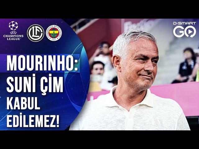 Jose Mourinho'dan Maç Sonrası Transfer Açıklaması: "Yapabileceğimizin En İyisi..." Lugano-Fenerbahçe