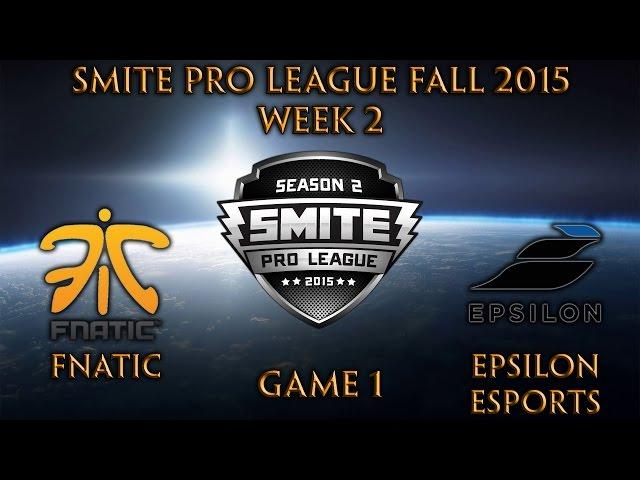 SPL Fall Week 2 - Fnatic vs. Epsilon Esports (Game 1)