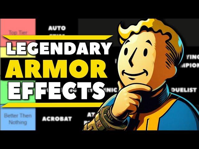 Fallout 4 Legendary Armor Effects Tier List