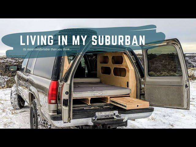 Van Tour | Full-time engineer lives in a Suburban