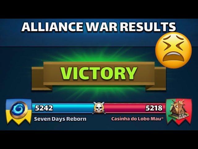 Seven Days Reborn 7DR vs Casinha do Lobo Mau - Apr. 8, 24 Savaş ️ Empires and Puzzles Alliance War