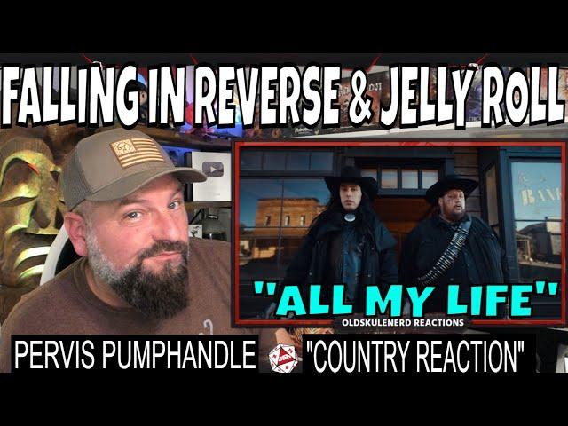 Falling In Reverse - "All My Life (feat. Jelly Roll)" OLDSKULENERD REACTION