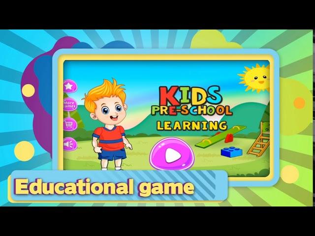 Kids Preschool Learning Online :- Complete Kindergarten Education Game