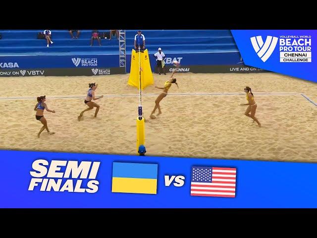 Hladun/Lazarenko vs. Shaw/Toni - Semi Final Highlights | Chennai 2024 #BeachProTour