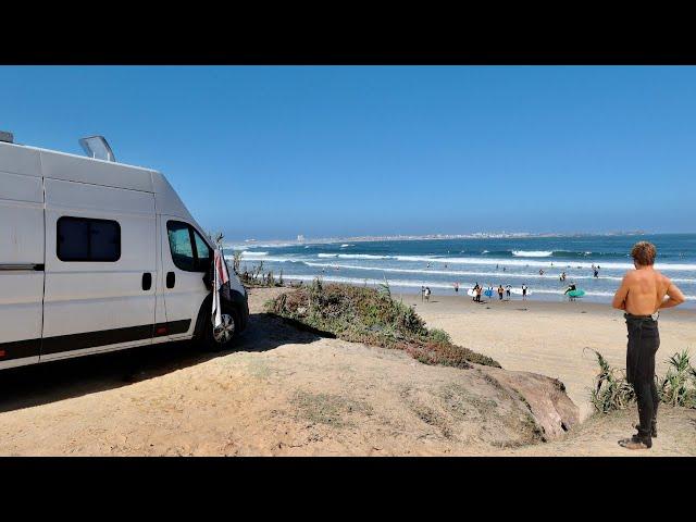 Surfing in PORTUGAL | 2-week cinematic van life adventure