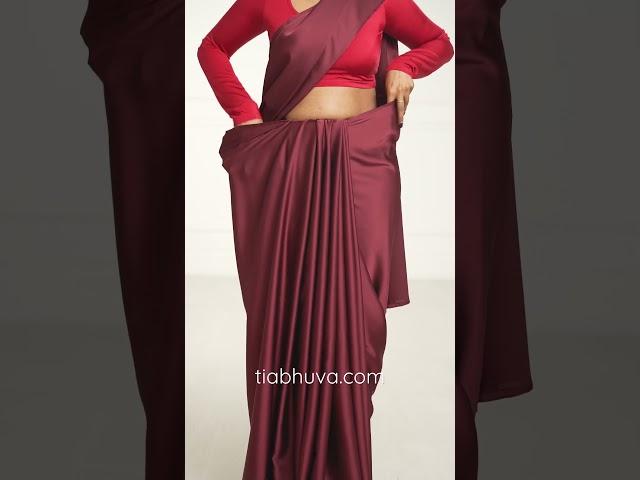 Full Nivi Drape | Saree Draping Style | Easy Saree Draping | Saree Wearing | #shorts