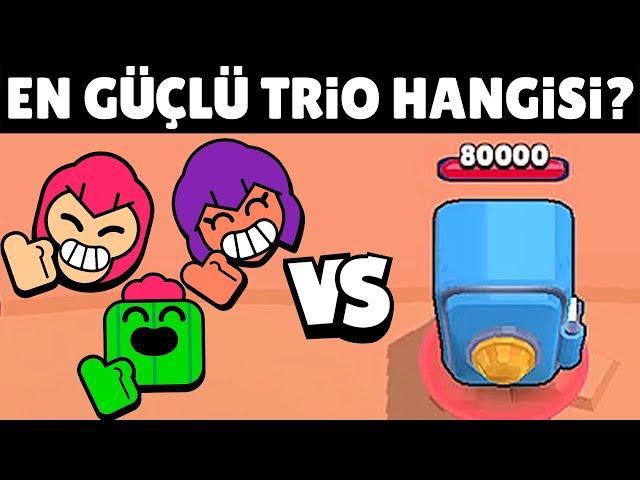 KASA vs TÜM TRİOLAR EN İYİ TRİO HANGİSİ ?!? - Brawl Stars