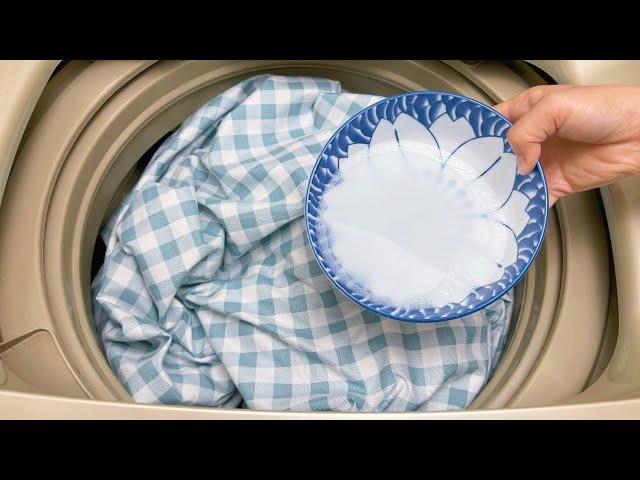 Washing sheets and sharing life tips they will be clean and soft immediately after washing