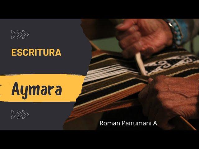 Escritura Aymara - Aprenda a escribir en idioma aymara