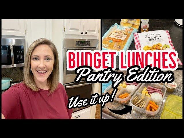 EASY BUDGET LUNCHES FROM THE PANTRY // SHELF COOKING, USE IT UP