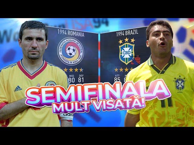 România - Brazilia, semifinala mult visată din '94  Experiment FIFA 22