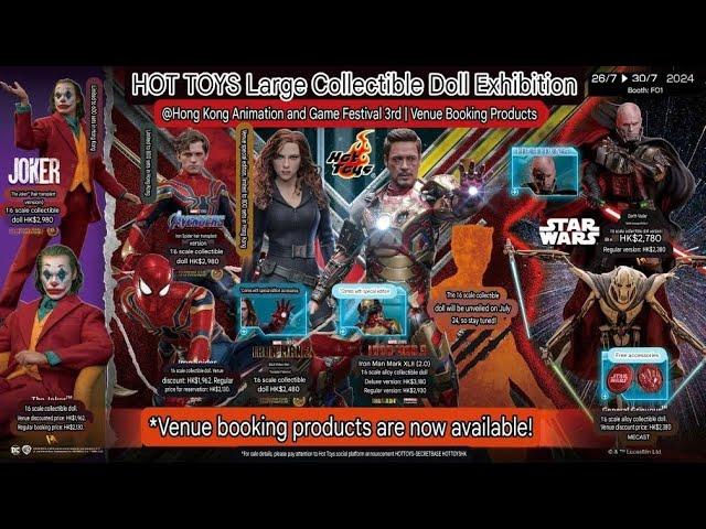 HOT TOYS SUMMER SHOWCASE ANNOUNCEMENTS! Iron Man 3, Iron Spider, Black Widow, Darth Vader, Grievous!