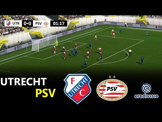 Utrecht vs PSV Eindhoven l Netherlands Eredivisi 2024 l eFootbool Pes 21 Gameplay l Rony Gameplay