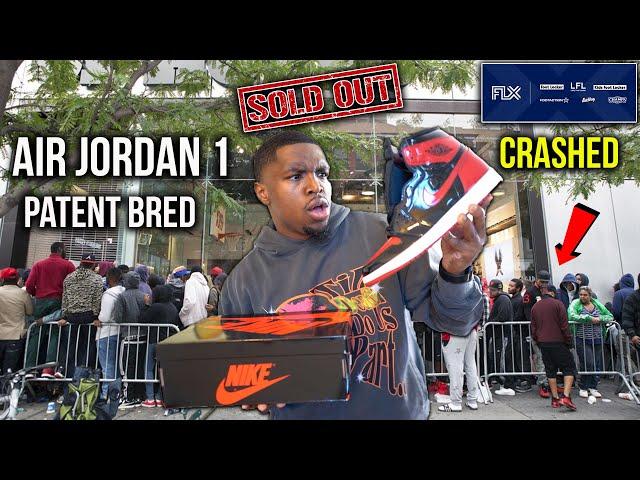 Air Jordan 1 Bred Patent Pick Up Vlog