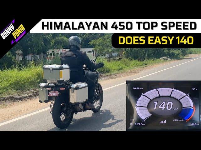 2023 Royal Enfield Himalayan 450 Top Speed caught on camera || World Exclusive || Does 140 easily