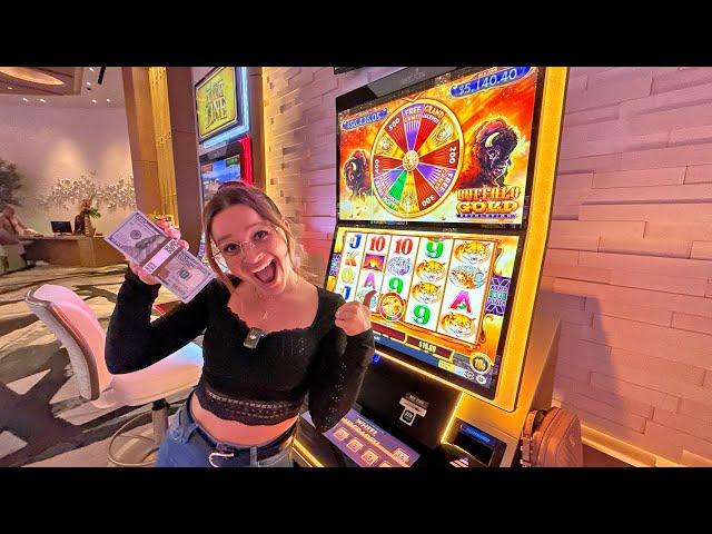 She Risked $5000 On This High Limit Buffalo Slot! (You Won't BELIEVE WHAT HAPPENED)