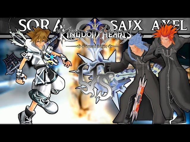 [KH2FM] Ultimate Final Sora vs Immolation Axel and Celestial Saïx