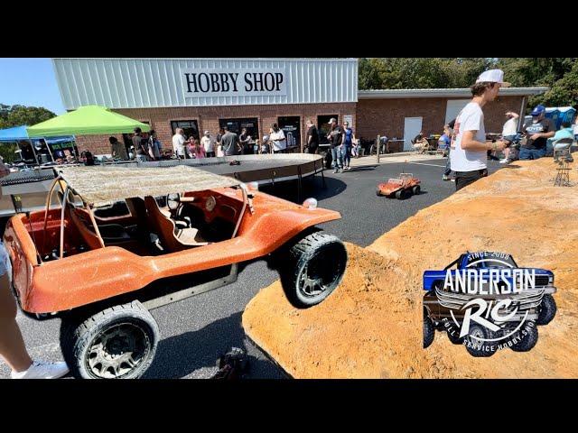 HUGE R/C swap meet , crawling , drift and bash session ! Did we find any deals ?