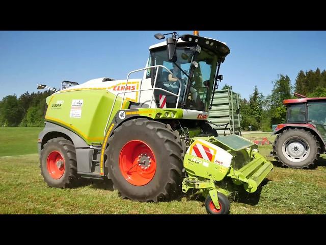 4K ||1.Schnitt 2k18 || Gras Häckseln // CLAAS Jaguar 970 - IHC - Case - Steyr und Hanomag