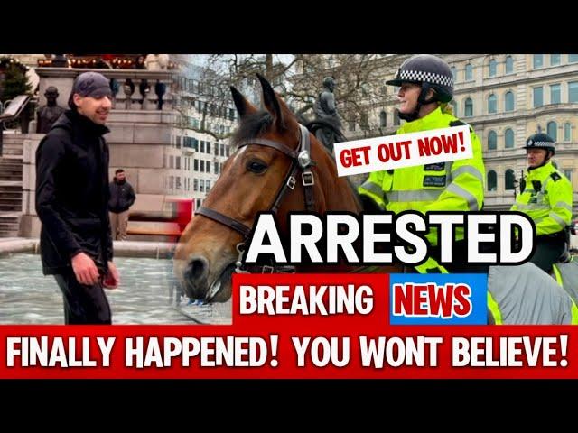 BREAKING NEWS: Finally a Man ARRESTED For Playing in The RESTRICTED AREA at Central LONDON