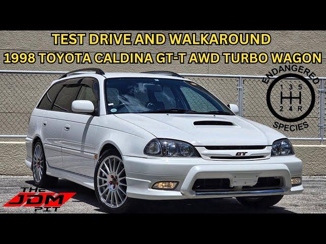 1998 Toyota Caldina GT-T AWD Manual Transmission 3S-GTE Powertrain, Let's Go!  Test Drive and Walk!