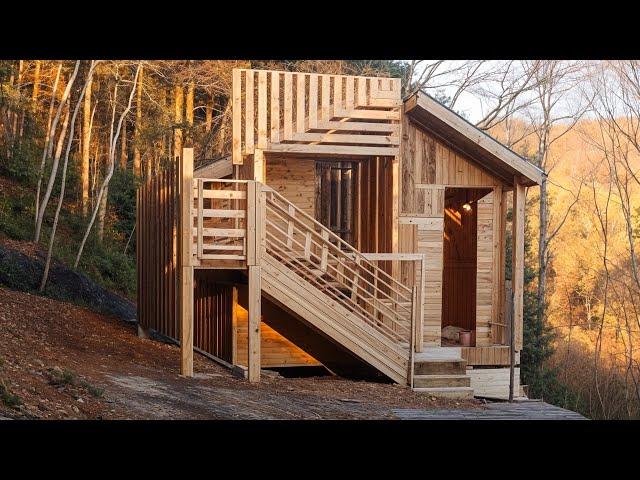 Construction of a Warm House from Pallets