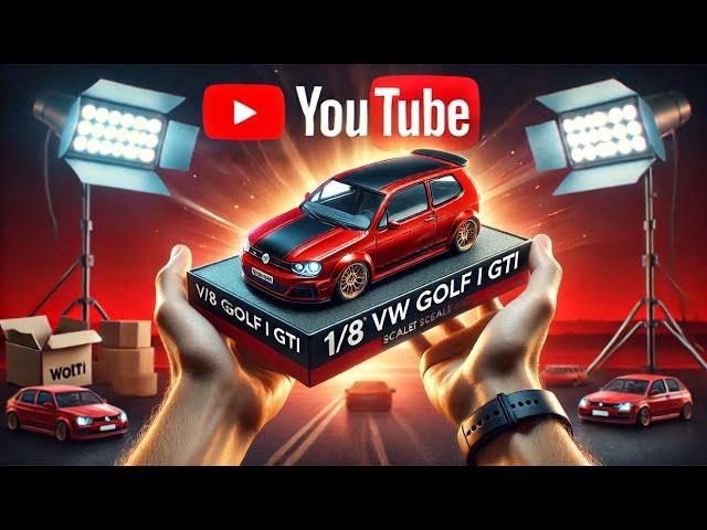 [BEST]  Unboxing Golf I GTI | 1/18 Diecast | Welly |  Cinematic Review #viral #best #vwgolf