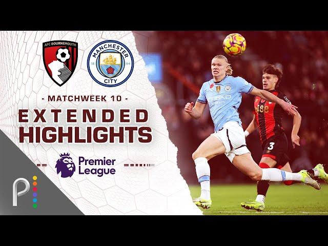 Bournemouth v. Manchester City | PREMIER LEAGUE HIGHLIGHTS | 11/2/2024 | NBC Sports