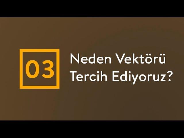 Illustrator Dersleri - 3 - Neden Vektörü Tercih Ediyoruz?