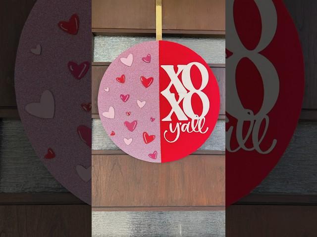 Valentine Door Hanger ️ #diy