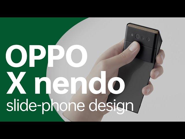 "slide-phone" Design | OPPO x nendo