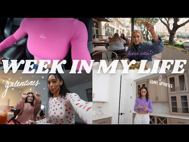 WEEKLY VLOG | House updates, Galentines, Gymshark Try on Haul, Prepping to move