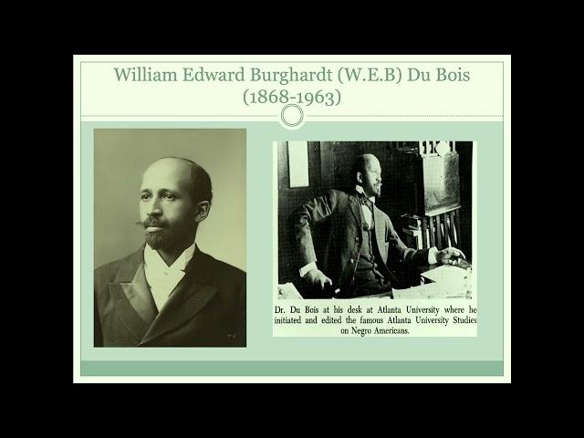 ASC 2023 Presidential Panel, W.E.B. Du Bois...