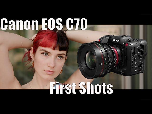 Canon EOS C70 - First Shots: Skintone, LOG, 50p, Gimbal, Stabilisation ...