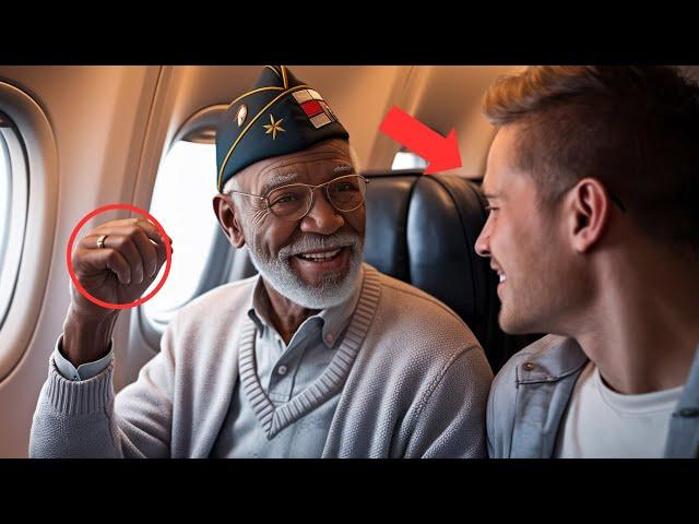 He Gives Up First Class Seat For Veteran, Then The Unbelievable Happens!