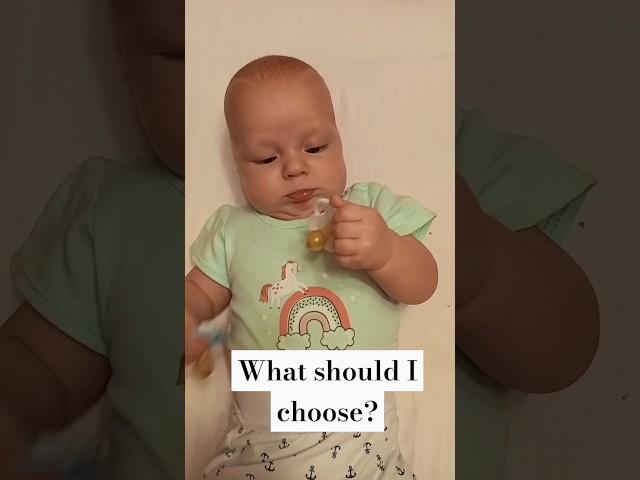 The baby  has a choice. #mamablogger #motherhood #funny #vlogmoms