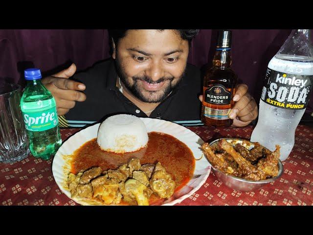 Blenders Pride Whiskey  Drink With Desi Mutton & Desi Chickenll alcohol mukbang ll #mukbang