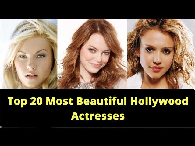 Top 20 Most Beautiful Hollywood Actresses||Ranking Universe