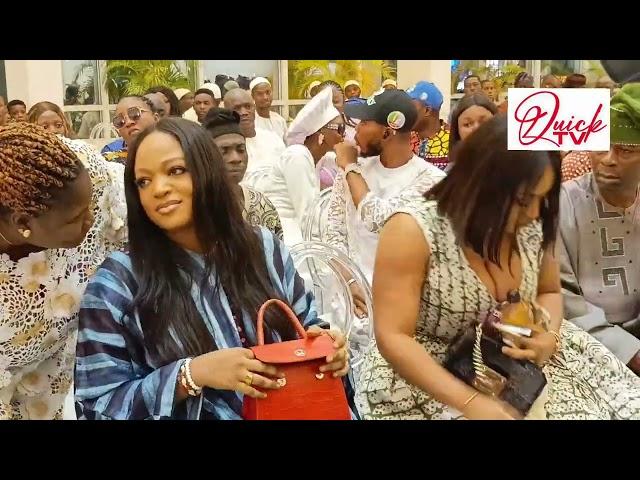 Queen Naomi with Ooni of Ife Son, Prince Tadenikawo meet with Ooni of Ife,after Many years.in Akure