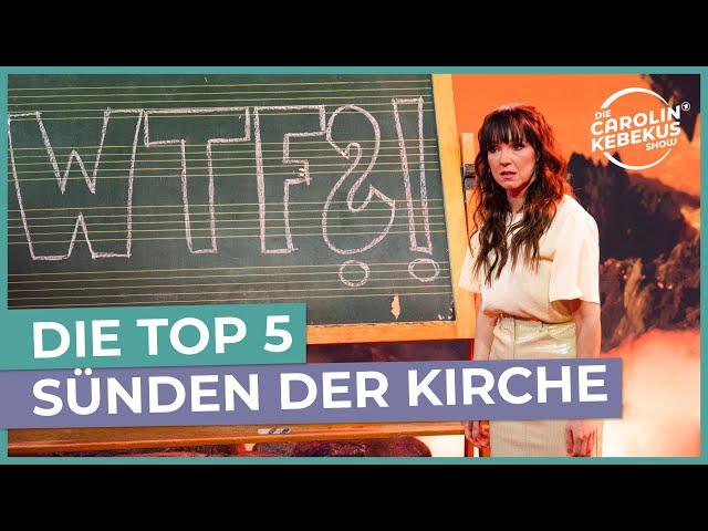 Gier, Wollust, Geiz – Wie sich die katholische Kirche von innen zerstört | Die Carolin Kebekus Show