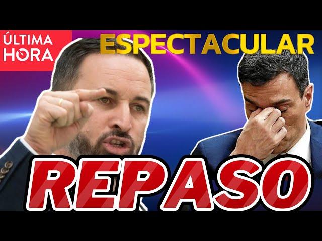 Santiago Abascal DESTROZA a Pedro Sánchez con este DISCURSO ÉPICO sobre su mujer BEGOÑA GÓMEZ