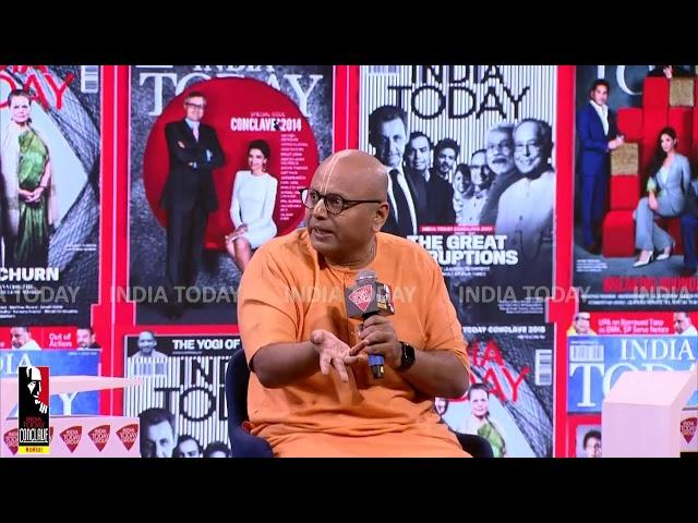 Live Now: Swami Gaur Gopal Das At India Today Conclave 2022 | How To Live Life To The Fullest