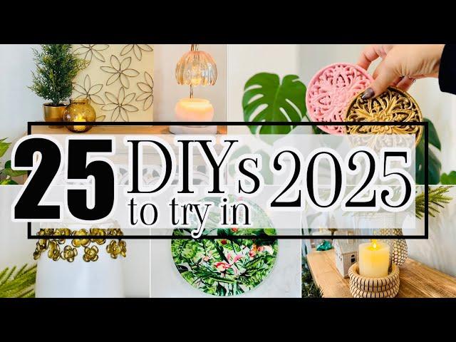 25 DIY HOME DECOR IDEAS to try in 2025